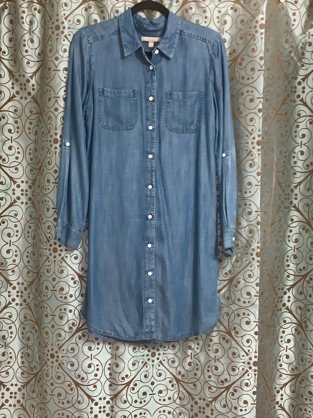 Banana Republic Factory Distressed Shirt Dress•Size 6